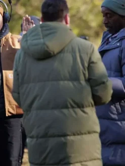 Michael Mosley Green Puffer Coat