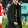 Mikel Arteta Black Coat