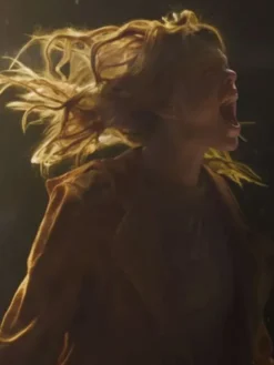 Milly Alcock Supergirl Trench Coat Brown