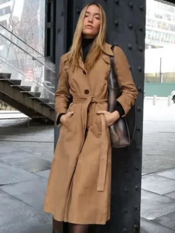 New York City 2026 Olivia Ponton Brown Coat