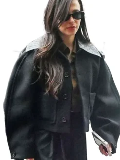 New York City Mikey Madison Leather Black Jacket