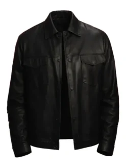 Nicholas Milan Galitzine Leather Fashion Week 2026 Jacket
