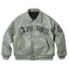 Palace x Avirex Grey Varsity Jacket