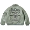 Palace x Avirex Varsity Grey Jacket