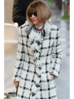 Paris Fashion Week 2026 Anna Wintour Tweed Coat