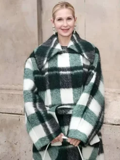 Paris Fashion Week 2026 Kelly Rutherford Wrap Coat
