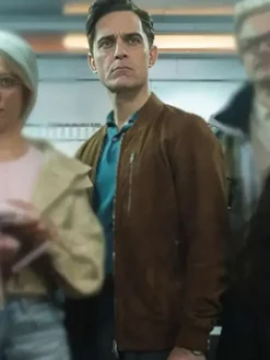 Pedro Alonso Berlin S02 Brown Bomber Jacket