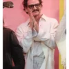 Pedro Pascal super bowl 2026 Off White jacket