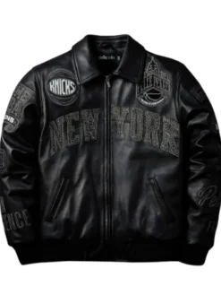 Pelle Pelle x All Star New York Black Jacket