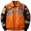 Pelle Pelle x All Star New York Orange Jacket