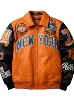 Pelle Pelle x All Star New York Orange Jacket