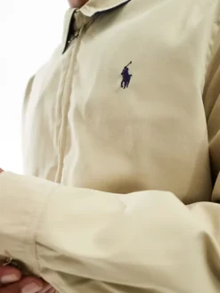 Polo Ralph Lauren Harrington Beige Jacket For Sale