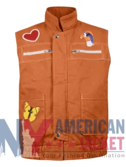 Punky Moon Brewster Soleil Frye Brown Cotton Vest