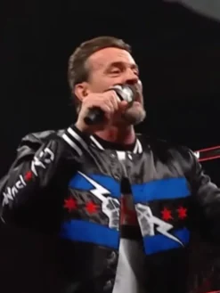 RAW 2026 CM PUNK varsity jacket