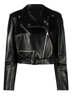 RHOBH Amanda Frances Black Leather Jacket