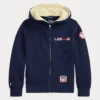 Ralph Lauren Team USA Blue Hoodie