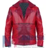 Red Arcane VI Leather Jacket