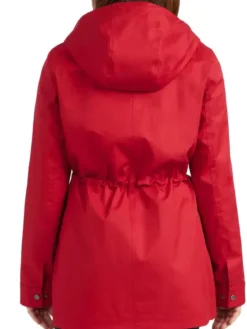 Red Costco Hunter Rain Hooded Jacket