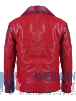 Red Leather Arcane VI Jacket