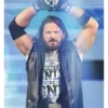 Royal Rumble 2026 AJ Styles Black Leather Vest