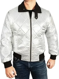 Ryan Gosling Drive White Jacket