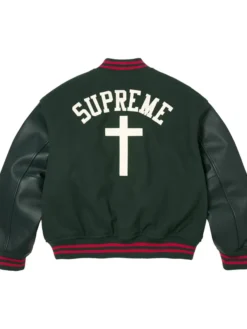 Supreme SS26 Cross Varsity Jacket | Supreme Cross Varsity Jacket