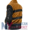 Salvador Carla Leather Jacket Studded