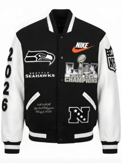 Seattle Seahawks x Super Bowl Nike Champions Destroyer Jacket