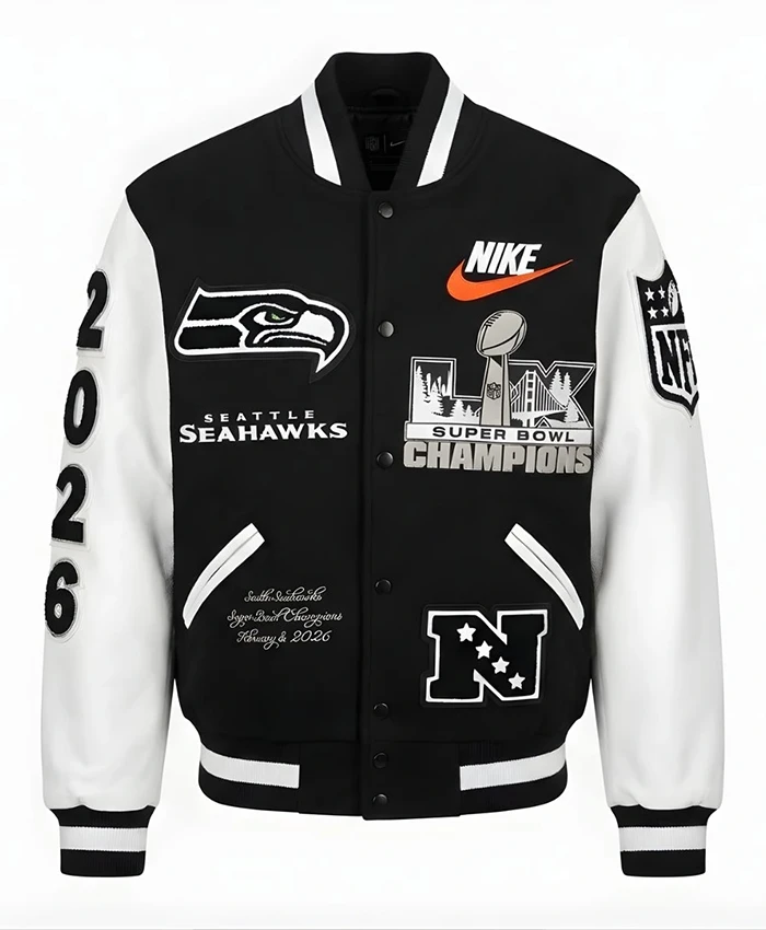Seattle Seahawks x Super Bowl Nike Champions Destroyer Jacket