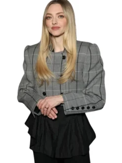 Shop Amanda Seyfried Cropped Blazer