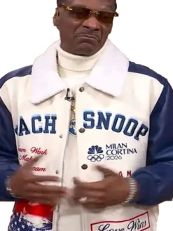 Snoop Dogg Team USA Varsity Coach Jacket