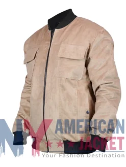 Spider-Man 2 Miles Morales Brown Corduroy Jacket