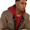Spider-Man 2 Miles Morales Brown Corduroy Jacket