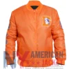Super Bowl Denver Broncos Orange Satin Jacket