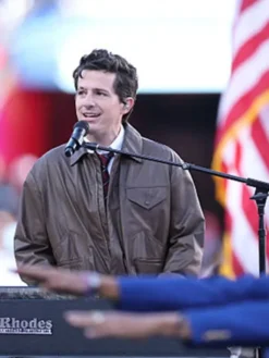 Super Bowl LX Charlie Puth Leather Jacket