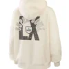Super Bowl LX Erin Andrews off white jacket
