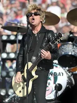 Super Bowl LX Green Day Leather Jacket