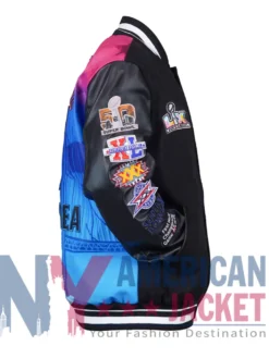 Super LX Bowl 2026 Black Varsity Jacket