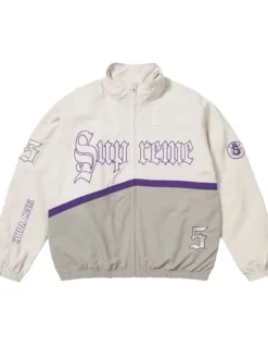 Supreme Old English White Track Jacket