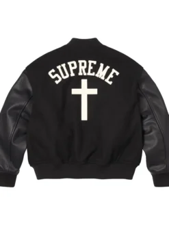 Supreme SS26 Cross Varsity Jacket