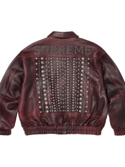 Supreme SS26 Leather Studded Jacket