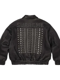 Supreme SS26 Studded Leather Jacket