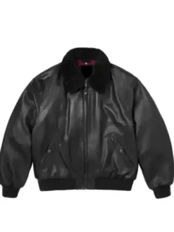 Supreme Schott Bomber Shearling Collar Jacket
