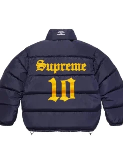 Supreme Umbro Blue Puffer Jacket