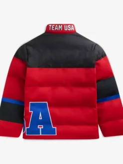 Team USA OFF SEASON Red Puffer Jacket