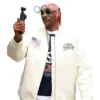 Team USA Snoop Dogg White Bomber Jacket