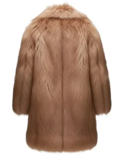 The Today Show Dove Cameron Brown Fur Coat