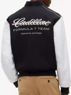 Tommy x Cadillac F1 Team Varsity Bomber Jacket