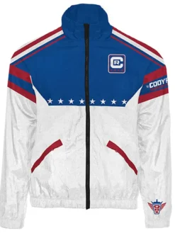 WWE Cody Rhodes Stars & Stripes Nightmare Windbreaker Jacket