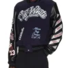 White Chicago Varsity Bulls x Off-Jacket